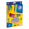 Astra Színes ceruza ASTRA háromszögletű hegyezővel 18 színű