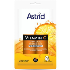 Astrid C-vitaminos energizáló textil maszk 1 db arcpakolás, arcmaszk
