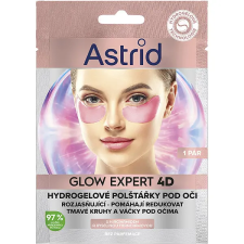 Astrid Glow Expert hidrogél szempárna niacinamiddal és tranexaminsavval, 1 darab szemkörnyékápoló