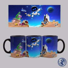 Astro Bot bögre (Fekete) bögrék, csészék