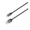 Astrum Astrum UT610 USB - Type-C 2.0 strapabíró erősített adatkábel fekete A53061-B