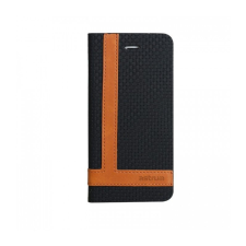 Astrum MC600 TEE PRO mágneszáras Samsung G925F Galaxy S6 EDGE könyvtok fekete-barna tok és táska