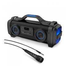 Astrum ST500 BoomBox hordozható karaoke bluetooth hangszóró FM rádióval, mikrofonnal, AUX, USB, hordozható hangszóró