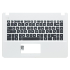Asus 90NB0492-R30130 gyári új fekete magyar laptop billentyűzet + fehér felső fedél laptop alkatrész