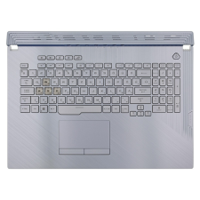 Asus 90NR01T6-R33HU0 gyári új magyar kék RGB háttérvilágításos laptop billentyűzet laptop alkatrész