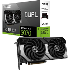 Asus DUAL GeForce RTX 5070 12G OC (90YV0M17-M0NA00) videókártya