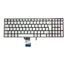 Asus N501VW, ROG G501VW MAGYAR háttér-világításos ezüst szürke laptop billentyűzet (0KNB0-662LHU00) laptop alkatrész