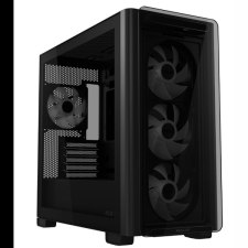 ASUS PER ASUS Ház A23 Plus, Tápegység nélkül, Fekete, Üvegfalú számítógép ház