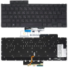 Asus ROG Zephyrus G14 GA402 gyári billentyűzet (GR kiosztás, háttérvilágítással, sötétlila)