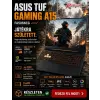 Asus TUF Gaming A15 FA506NCG 16GB RAM 512GB SSD - AMD Ryzen 7 7445HS, 512 GB , 16 GB , NVIDIA GeForce RTX 3050, FreeDos; FA506NCG-HN207S