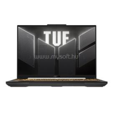 Asus TUF Gaming F16 FX607JV-N3113W (Mecha Gray) + TYPE-C hálózati adapter | Intel Core i7-13650HX | 16GB DDR5 | 2000GB SSD | 0GB HDD | 16" matt | 1920X1200 (WUXGA) | nVIDIA GeForce RTX 4060 8GB | W11 PRO laptop