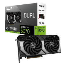 Asus Videokártya - nVidia DUAL-RTX5070-O12G (12288MB, GDDR7, 192bit, 1xHDMI, 3xDP) videókártya
