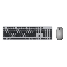 Asus W5000 vezeték nélküli billentyűzet + optikai egér szürke-fekete (90XB0430-BKM0T0) (90XB0430-BKM0T0) billentyűzet