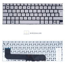 Asus Zenbook UX21, UX21E gyári billentyűzet, ezüst (UK kiosztás) laptop alkatrész