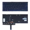 Asus ZenBook UX490, UX490U, UX490UA gyári billentyűzet (GR kiosztás, kék háttérvilágítással)