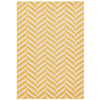  ASY Muse 080x150cm Yellow Chevron Rug MU08 szőnyeg