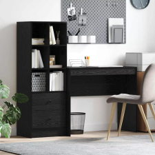  Asztal Fekete tölgy 135,5 x 40 x 127 cm 2 db íróasztal
