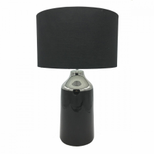  Asztali lámpa DKD Home Decor Fekete Többszínű Ezüst színű Fém Kőedény 50 W 220 V 32 x 32 x 52 cm világítás