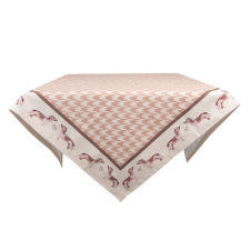  Asztalterítő 100x100cm, 100% pamut, Dachshund Love asztalterítő és szalvéta