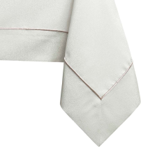  Asztalterítő Empire krémszínű sima klasszikus 140x350 AmeliaHome lakástextília