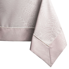  Asztalterítő Gaia púderrózsaszín dombornyomott növényi 140x300 AmeliaHome party kellék