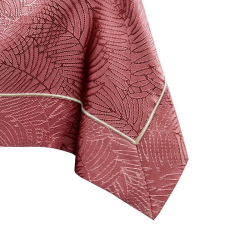  Asztalterítő Gaia rózsaszín dombornyomott növényi 120x220 AmeliaHome lakástextília