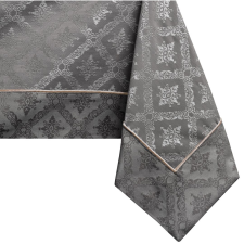  Asztalterítő Maya barna nyomott klasszikus 120x180 DecoKing lakástextília