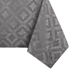  Asztalterítő Maya barna nyomott klasszikus 130x180 DecoKing lakástextília