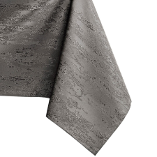 Asztalterítő Vesta barna dombornyomott modern 140x140 AmeliaHome lakástextília