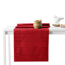  Asztalterítő Vesta bordó dombornyomott modern 115x300+35x300 AmeliaHome lakástextília