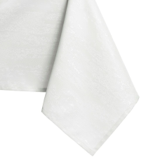 Asztalterítő Vesta fehér dombornyomott modern 140x280 AmeliaHome lakástextília