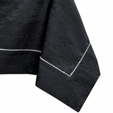  Asztalterítő Vesta fekete dombornyomott modern 110x160 AmeliaHome lakástextília
