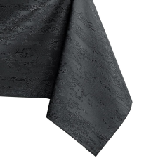 Asztalterítő Vesta grafitszürke dombornyomott modern 155x450 AmeliaHome lakástextília