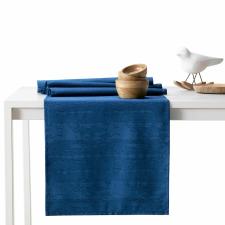 Asztalterítő Vesta indigókék dombornyomott modern 115x300+35x300 AmeliaHome lakástextília