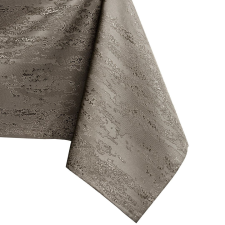  Asztalterítő Vesta kapucsínó dombornyomott modern 130x180 owal AmeliaHome lakástextília