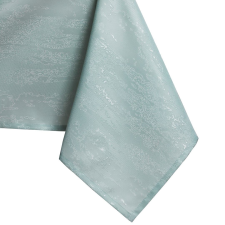  Asztalterítő Vesta mentazöld dombornyomott modern 150x150 AmeliaHome lakástextília
