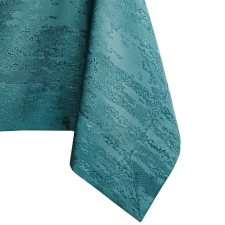 Asztalterítő Vesta tengerzöld dombornyomott modern 140x450 AmeliaHome lakástextília