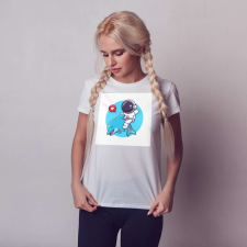 Asztronauta Delfinnel Póló - Unisex ajándéktárgy