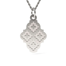 Atcom Jewelry ATCOM - Erdélyi Motívum Ezüst Medál Nyaklánc - 925-ös Ezüst nyaklánc