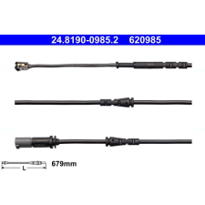 ATE figyelmezető kontaktus, fékbetétkopás ATE 24.8190-0985.2 autóalkatrész