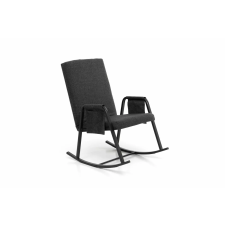 Atelier Del Sofa Hintaszék Sötétszürke Oden Single - Sötétszürke bútor