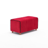 Atelier del Sofa Mabel Puf Red zsámoly, piros