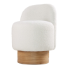 Atelier del Sofa Monre Teddy White taburet