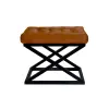  Atelier Del Sofa Pouffe Black Terracota Capraz - Fekete, Terrakotta