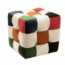  Atelier Del Sofa Pouffe Multicolor Patchwork bútor