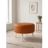  Atelier Del Sofa Pouffe Tan Az-Ovl-02-Byz - Tan