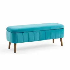  Atelier Del Sofa Pouffe Turquoise Oslo Babyface - Turquoise bútor