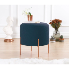  Atelier Del Sofa Puff Navy Kék Réz 50 - Navy Kék bútor
