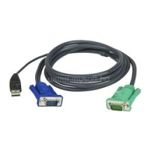 ATEN 2L-5202U KVM Kábel USB VGA 1,8m (2L-5202U) kábel és adapter