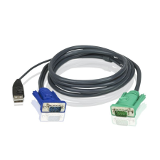 ATEN 2L-5203U USB KVM Cable with 3in1 SPHD 3m Black kábel és adapter